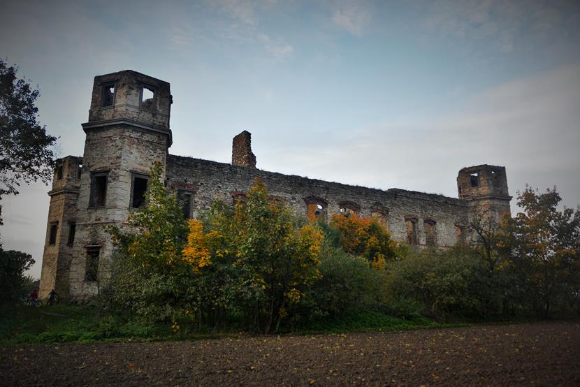 Ruiny zamku w październiku 2017 roku (14).JPG