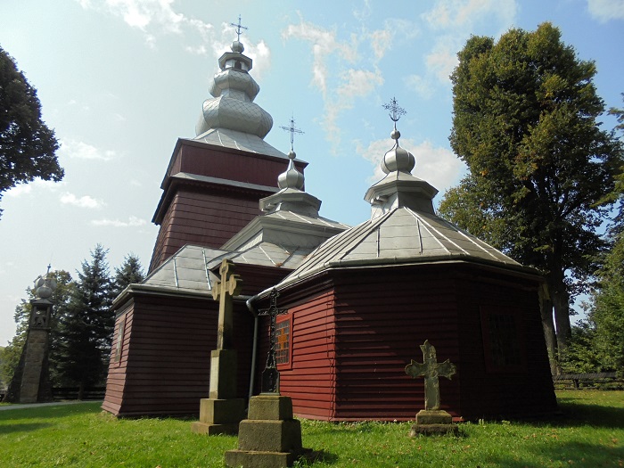 Tylicz cerkiew widok od zachodu.JPG