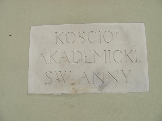 8. Kościoł św. Anny - akademicki.JPG