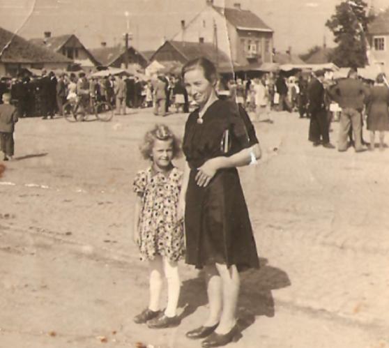 Gdów ul. Krakowska - 1949 r..JPG