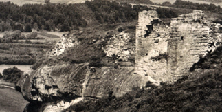 8. Zamek w Dobczycach w roku 1966.png