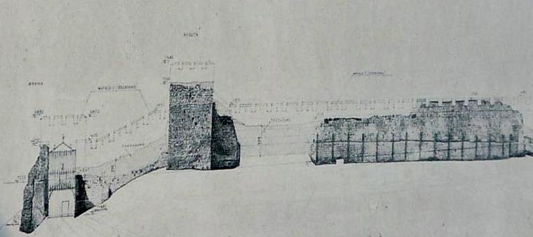 Dobczyce - mury Starego Miasta - 41.JPG