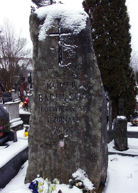 Grób Klimka Bachledy na Nowym Cmentarzu Zakopiańskim.JPG