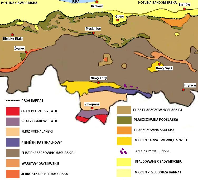 prof. Stanisław Dżułyński - Szkic geologiczny Karpat.JPG