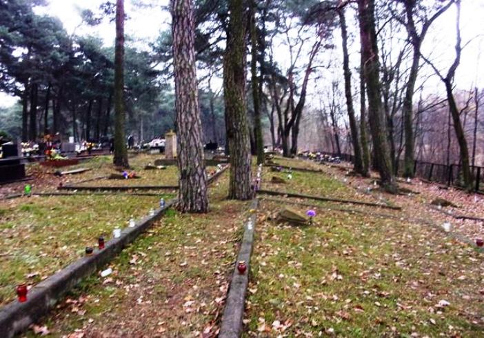 Cmentarz jeńców radzieckich  na Borku Fałęckim - fot. 3.JPG